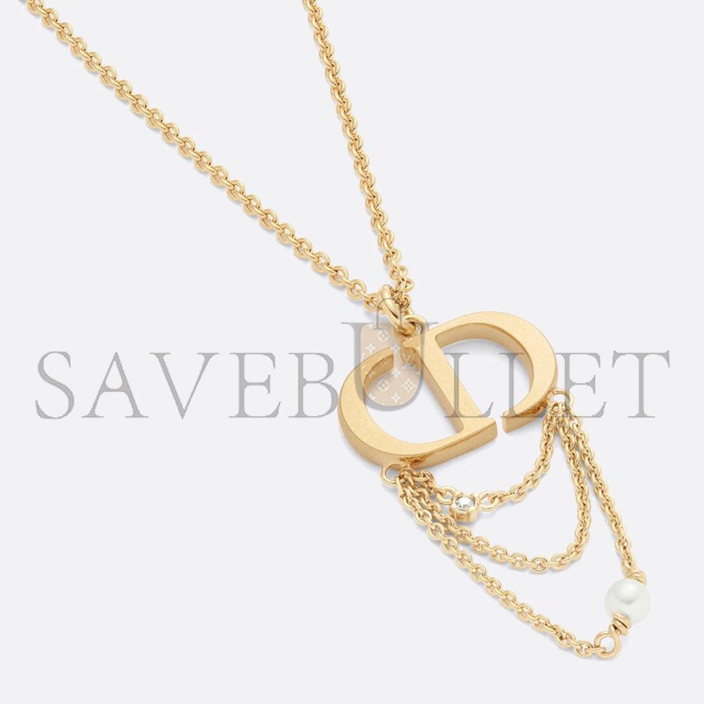 DIOR 18K PETIT CD NECKLACE N2323WOMCY_D03S